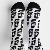 おもしろいスカルRadiographソックス ソックス (上部)