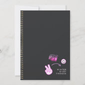 おもしろいスクラップブックフォトアルバムノートThen & Now Grad 招待状 (裏面)