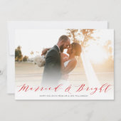 おもしろいスクリプトフェスティバル結婚の休日の発表 シーズンカード (正面)