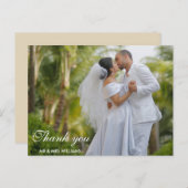 おもしろいスクリプト | 結婚サンキューカード ポストカード (正面/裏面)