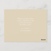 おもしろいスクリプト | 結婚サンキューカード ポストカード (裏面)