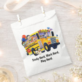 おもしろいスクールバスドライバパーティー フェイバーバッグ (クリップ留めされた状態)