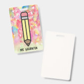 おもしろいスクールバッジ バッジ (表裏)