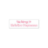 おもしろいスケッチキッズ先生教室カスタム学校 セルフインキングスタンプ (デザイン)