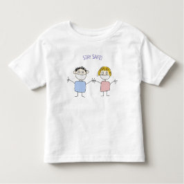 おもしろいスケッチ人顔マスク幼児トップを着て トドラーTシャツ