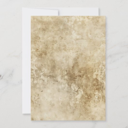 おもしろいスケルトンのハロウィンコスチュームパーティー 招待状 (裏面)