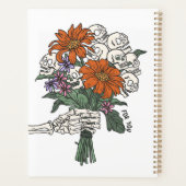 おもしろいスケルトン不気味ビベス秋 プランナー手帳 (裏面)