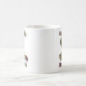 おもしろいスケルトン飲む私は文字通りデッドコーヒー コーヒーマグカップ (中央)