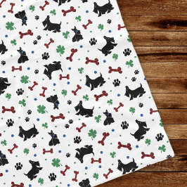 おもしろいスコッツシャムロック可愛カラフルい フリースブランケット