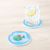 おもしろいスタイリッシュ魚 コースター (側面)