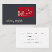 おもしろいスタイルを立てて下さい 名刺 (正面/裏面)