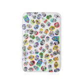 おもしろいスタンプの作成 バスマット (正面縦)