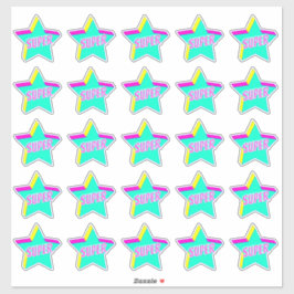 おもしろいスターすごい先生報酬コメントシール シール