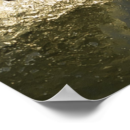 おもしろいスターバーストブラック&ホワイトラブアクティビティ ポスター (角)