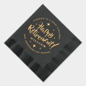 おもしろいスター引退ニューアドベンチャー待ち 箔ナプキン (右)