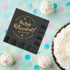 おもしろいスター引退ニューアドベンチャー待ち 箔ナプキン