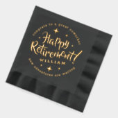 おもしろいスター引退ニューアドベンチャー待ち 箔ナプキン (左)