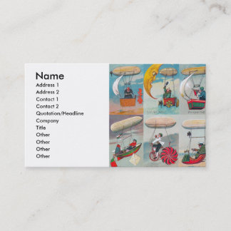 おもしろいスチームパンクの空気機械の奇怪な発明 名刺