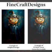 おもしろいスチームパンクハロウィーンパンプキンマンE9Lデコペ 薄葉紙