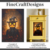 おもしろいスチームパンクハロウィーンパンプキンマンF1Rデコページ 薄葉紙