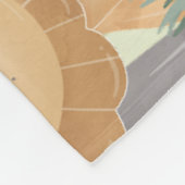 おもしろいスティックタックトーゲームジンガムネームボホライオン フリースブランケット (角)