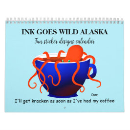 おもしろいステッカーデザイン – 中カレンダー カレンダー