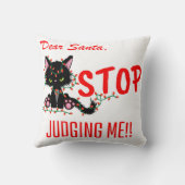 おもしろいストップクリスマス親愛さん判断!!! クッション (裏面)