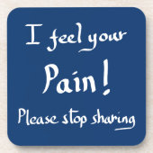 おもしろいストップ引用文 コースター (正面)