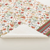 おもしろいストライプのカスタム吸光度 シェルパブランケット (3/4)