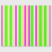おもしろいストライプ ラッピングペーパー (フラット)