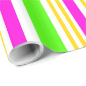 おもしろいストライプ ラッピングペーパー (ロールコーナー)
