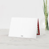 おもしろいストレス無料クリスマスグリーティングカード シーズンカード (裏面)