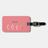 おもしろいストロベリーガールズラゲッジタグ ラゲッジタグ (正面横)