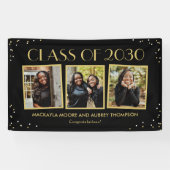 おもしろいスナップショット編集可能なカラー卒業バナー 横断幕 (横)