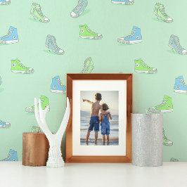 おもしろいスニーカーズグリーンブルーアクアキッズ 壁紙