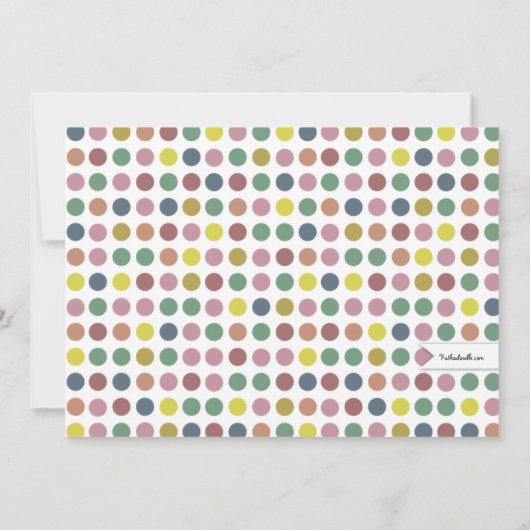 おもしろいスパガール誕生日スパパーティの招待状|ゼブラ 招待状 (裏面)