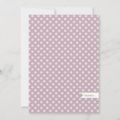 おもしろいスパガール誕生日スパパーティの招待状|ピンク 招待状 (裏面)