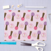 おもしろいスパパーティーをテーマにした組織ラップ 薄葉紙 (クラフト)