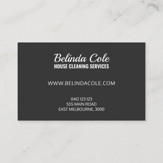 おもしろいスパークリーソーピー洗浄(ばちゃばちゃ)跳ねる 名刺 (裏面)