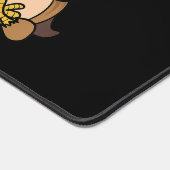 おもしろいスピリチュアルがフクロウの汚れめい想る デスクマット (コーナー)