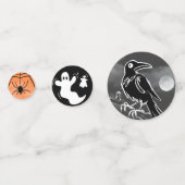 おもしろいスプキーハロウィーン紙吹雪 コンフェッティ (裏面)