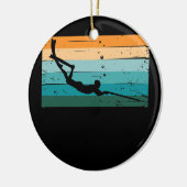 おもしろいスペアリングギフト女子男性へダイビング セラミックオーナメント (左)