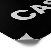 おもしろいスペインの保落ち ポスター (角)