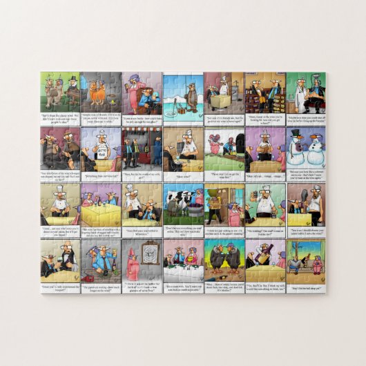 おもしろいスペクチクルズワインユーモアパズル ジグソーパズル (横)