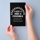 おもしろいスペード得6枚と可遊能なカード チラシ (ハンドル)