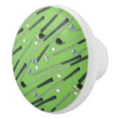 おもしろいスポーツのゴルフボールとクラブのホームデッキのプル セラミックノブ (右)