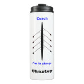 おもしろいスポーツのローイングコーチ タンブラー (正面)