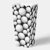 おもしろいスポーツゴルフボールタイル模様 フェイバーボックス (裏面)