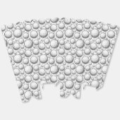 おもしろいスポーツゴルフボールタイル模様 フェイバーボックス (見開き)