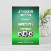 おもしろいスポーツパーティーデザイン 招待状 (スタンド正面)